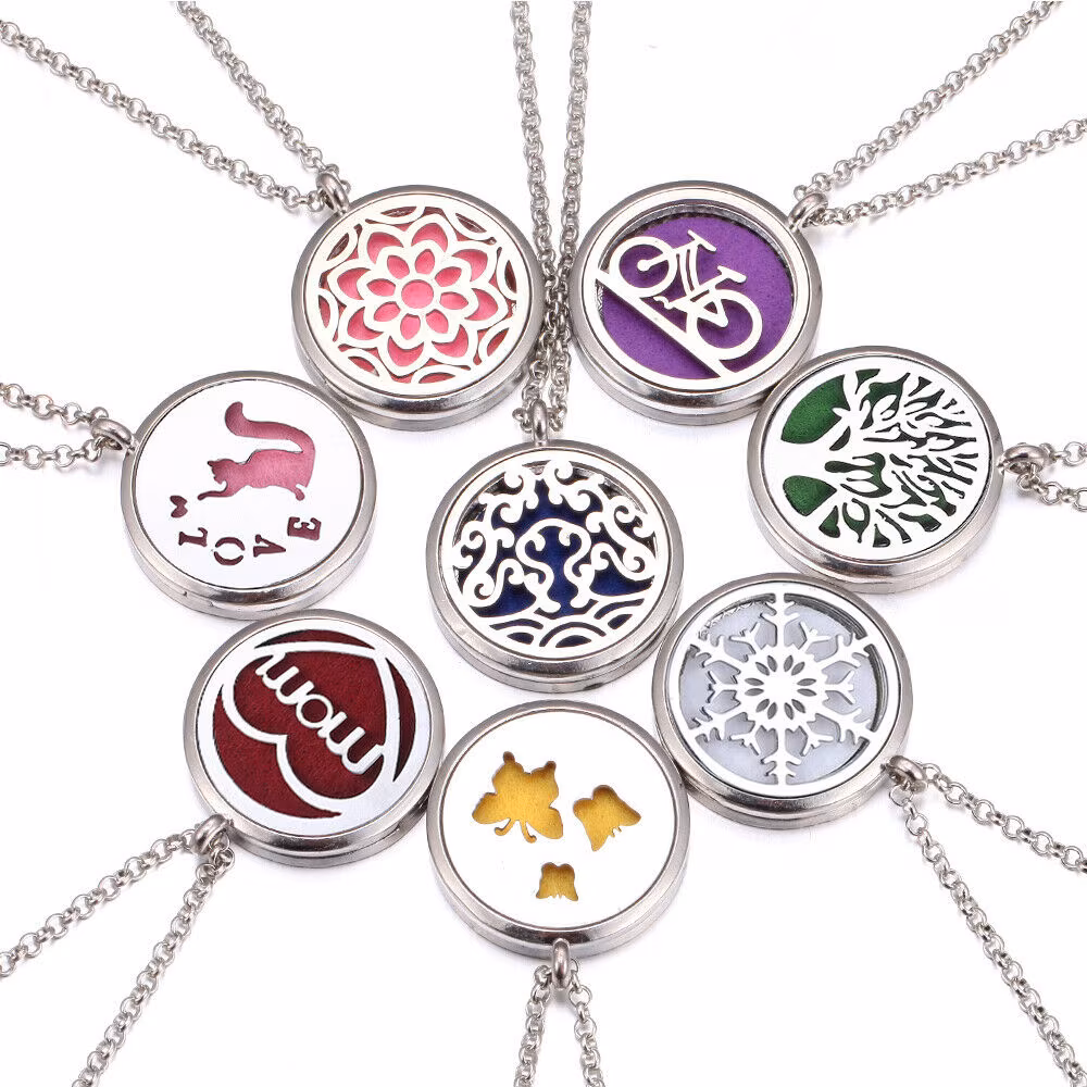Collar difusor de aroma de acero inoxidable